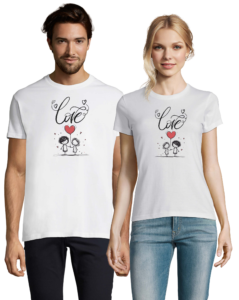 T-Shirts Dia de S. Valentim