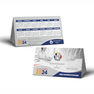 Calendários de secretária